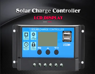 Ce RoHS certifié 10A 12V PWM contrôleur de charge solaire